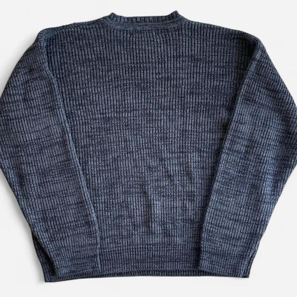Munsingwear Men’s Grey Blend Acrylic Knit Cozy Grandpa Sweater XL - Picture 5 of 5